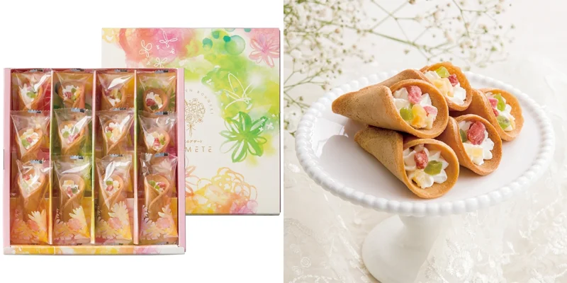 花束のデザート